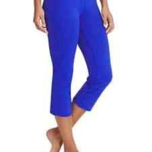 Athleta Women’s Work it Out Capri Blue EUC